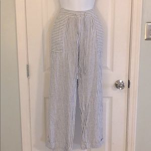 Blue and white pants